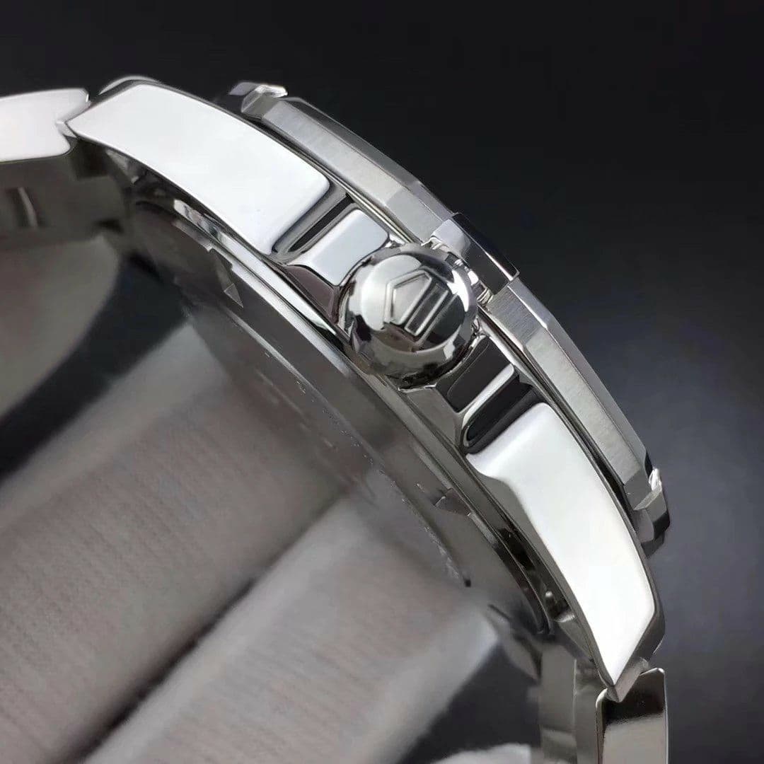 Aquaracer Calibre 5 SS 43mm KOR 1:1 Best Edition Black Ceramic Bezel Black Dial on SS Bracelet SW200 Aquaracer Calibre 5 SS 43mm KOR 1:1 Best Edition Black Ceramic Bezel Black Dial on SS Bracelet SW200