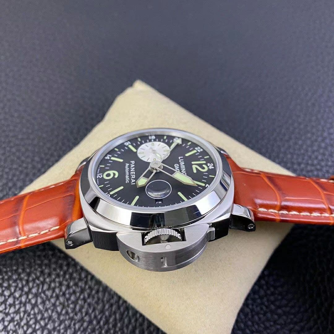 PAM088 R Luminor GMT 44mm VSF 1:1 Best Edition on Brown Leather Strap P.9001 Super Clone PAM088 R Luminor GMT 44mm VSF 1:1 Best Edition on Brown Leather Strap P.9001 Super Clone