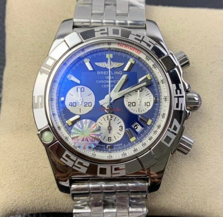 Chronomat B01 44 SS GF 1:1 Best Edition Blue Dial on SS Bracelet Chronomat B01 44 SS GF 1:1 Best Edition Blue Dial on SS Bracelet