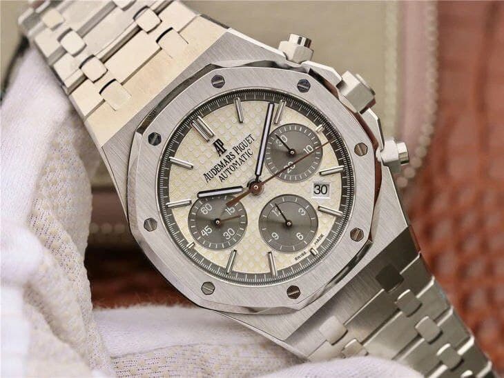 AP0632 - Royal Oak Chrono 1:1 Best Edition 26331ST SS/SS Grey/Wht AP0632 - Royal Oak Chrono 1:1 Best Edition 26331ST SS/SS Grey/Wht