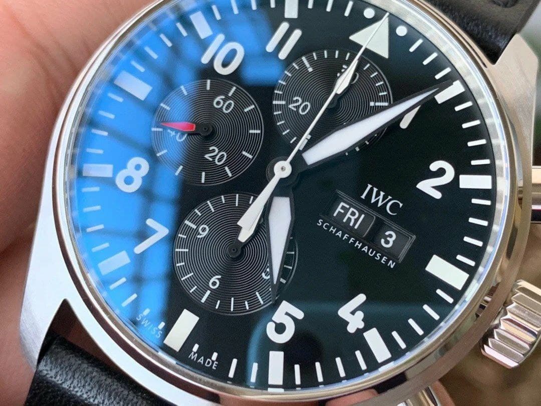 TOP GUN SS AZF 1:1 Best Edition on Black Leather Strap TOP GUN SS AZF 1:1 Best Edition on Black Leather Strap