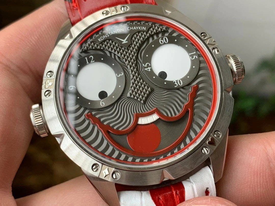 Konstantin Chaykin Joker Grey Dial 24collector leather strap Konstantin Chaykin Joker Grey Dial 24collector leather strap