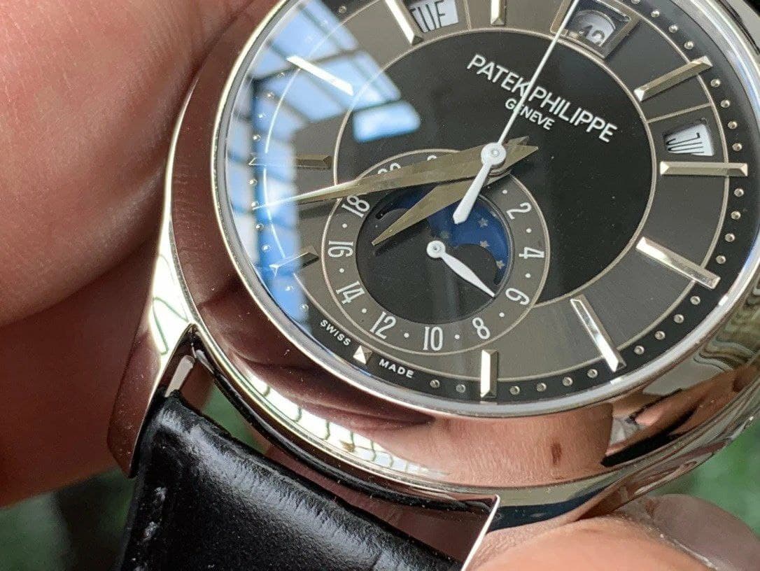 Annual Calendar 5205G GRF Best Edition Gray Dial on Black Leather Strap A324 Annual Calendar 5205G GRF Best Edition Gray Dial on Black Leather Strap A324