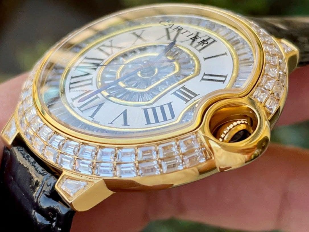 Cartier Ballon Gold Case Diamond 42mm Diam YG/LS Cartier Ballon Gold Case Diamond 42mm Diam YG/LS