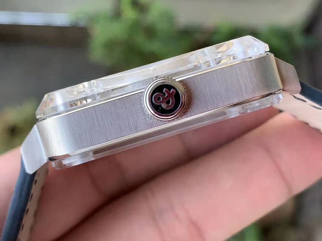BR-X2 Sapphire Tourbillon BBR Best Edition Steel Dial on Gray Leather Strap V2