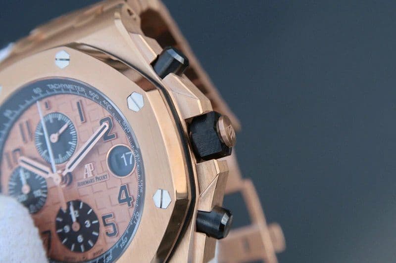 Royal Oak Offshore 2014 Gold Theme JF 1:1 Best Edition on RG Bracelet A3126 V2 w/ Cyclops and DW Mod