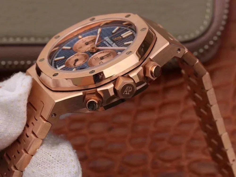 AP0569A - Royal Oak Chronograph 1:1 Best Edition 26331ST RG/RG Blue