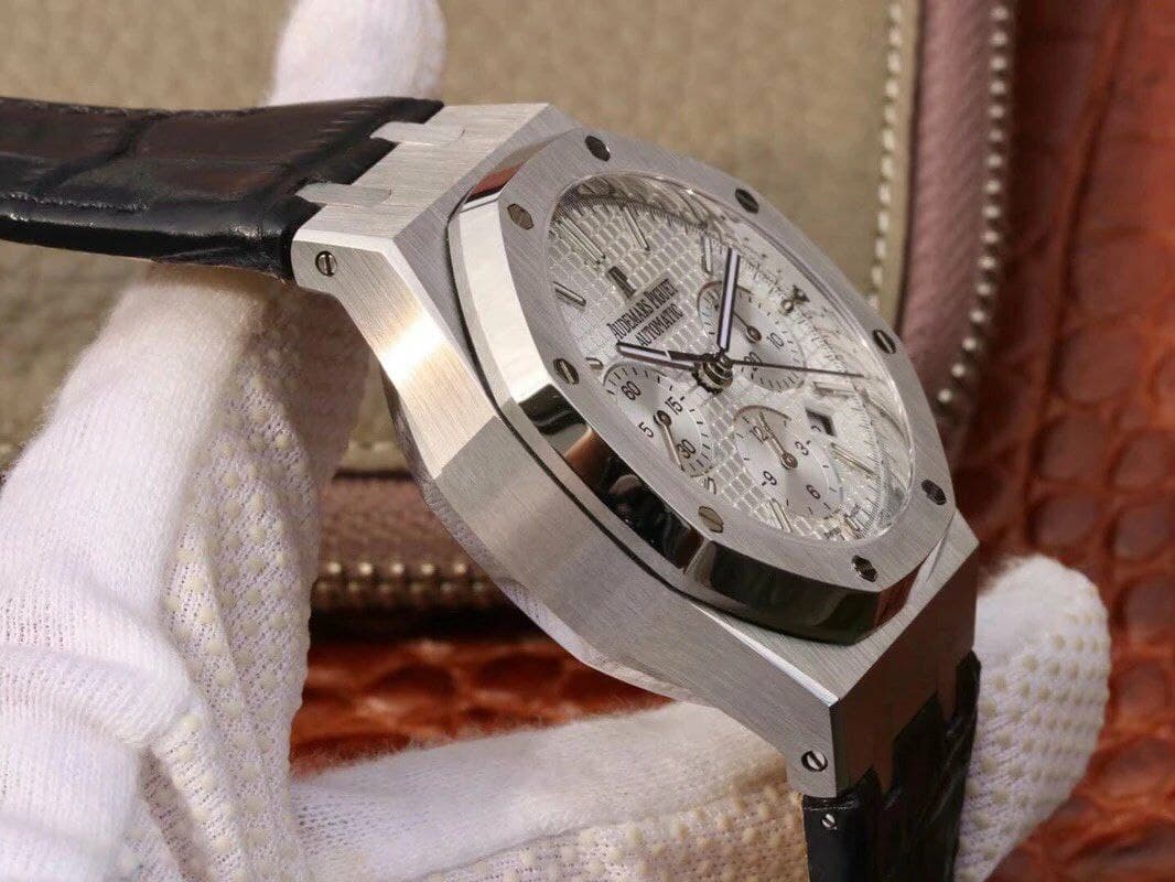 AP0608A - Royal Oak Chronograph 1:1 Best Edition 26331ST SS/LE White