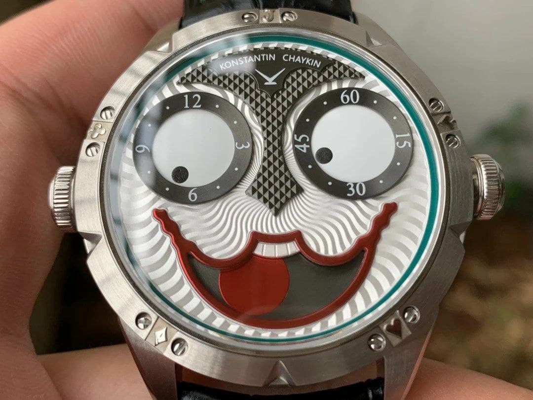 Konstantin Chaykin Joker Grey Dial 24collector leather strap