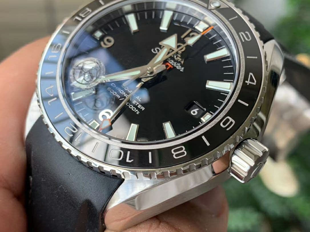 Planet Ocean 600M Co-Axial GMT 43.5mm VSF 1:1 Best Edition Black Dial Black Ceramic Bezel on Black Rubber Strap A8605 Super Clone Planet Ocean 600M Co-Axial GMT 43.5mm VSF 1:1 Best Edition Black Dial Black Ceramic Bezel on Black Rubber Strap A8605 Super Clone