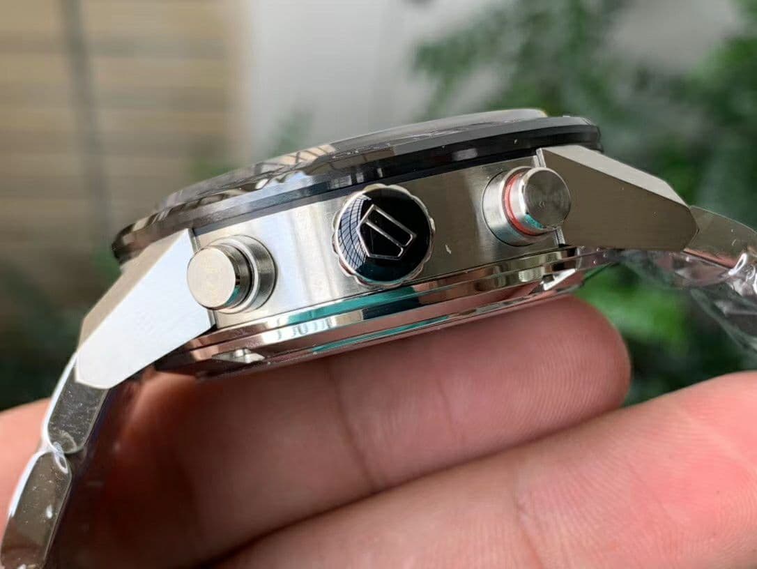 Calibre Heuer 01 Chrono SS XF 1:1 Best Edition Gray Dial on SS Bracelet Strap A1887 Calibre Heuer 01 Chrono SS XF 1:1 Best Edition Gray Dial on SS Bracelet Strap A1887