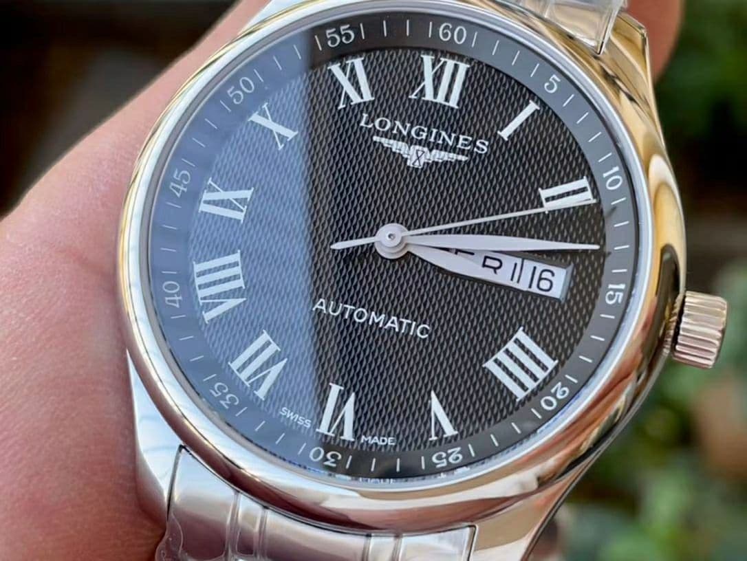 LON033D - Longines Master Moonphase SS/SS Black/Rome GSF A899 LON033D - Longines Master Moonphase SS/SS Black/Rome GSF A899