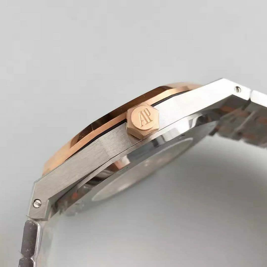 Royal Oak 15400 RG/SS White OMF 1:1 MY9015 Mod 3120 Royal Oak 15400 RG/SS White OMF 1:1 MY9015 Mod 3120