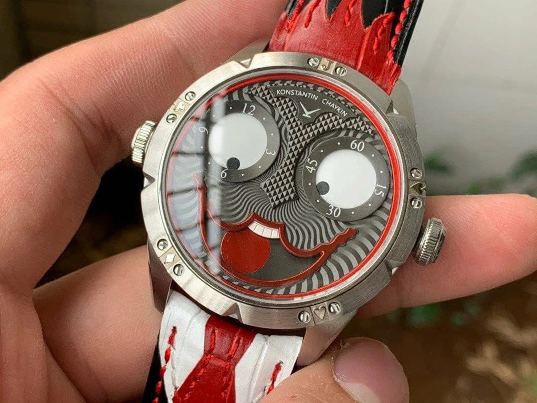 Konstantin Chaykin Joker Grey Dial 24collector leather strap Konstantin Chaykin Joker Grey Dial 24collector leather strap