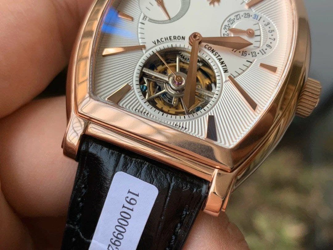 Malte Tourbillon SS Skeleton White Dial on Black Leather Strap 1:1 Best Edition Version Malte Tourbillon SS Skeleton White Dial on Black Leather Strap 1:1 Best Edition Version