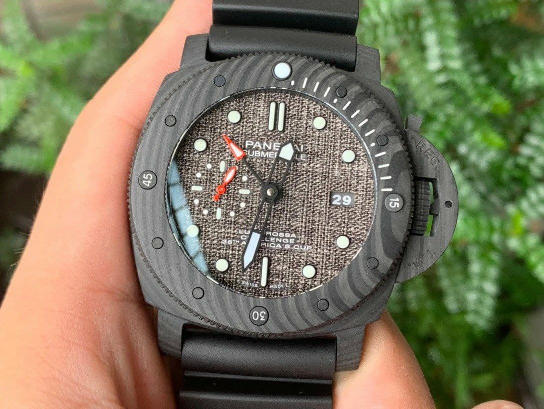 PAM1039 V Carbotech VSF 1:1 Best Edition Grey Sail Dial on Black Rubber Strap P.9010 Clone PAM1039 V Carbotech VSF 1:1 Best Edition Grey Sail Dial on Black Rubber Strap P.9010 Clone