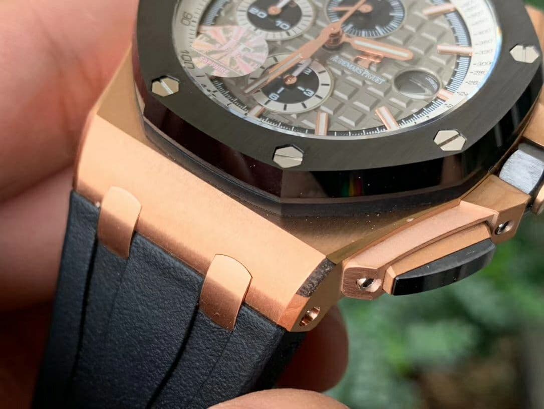 Royal Oak Offshore 44mm RG Germany Edition JF 1:1 Best Edition on Rubber Strap A3126 V2