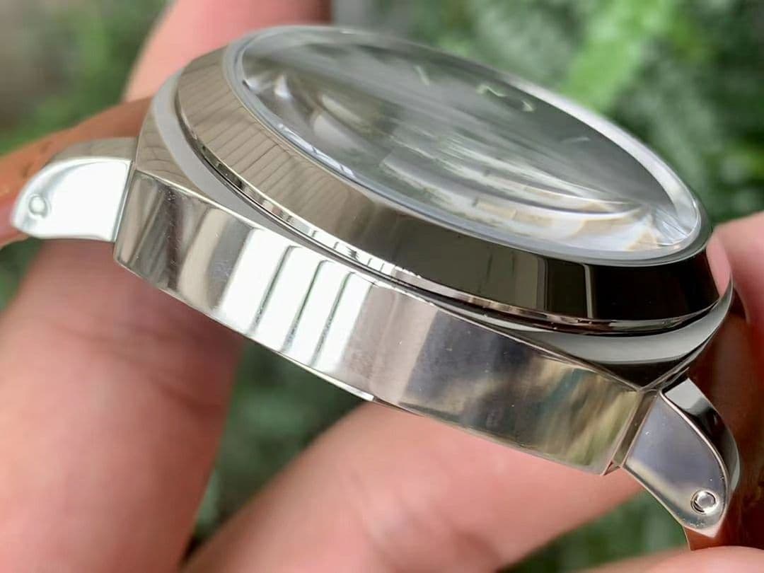 PAM111 Q XF 1:1 Best Edition on Brown Leather Strap A6497 with Y-Incabloc