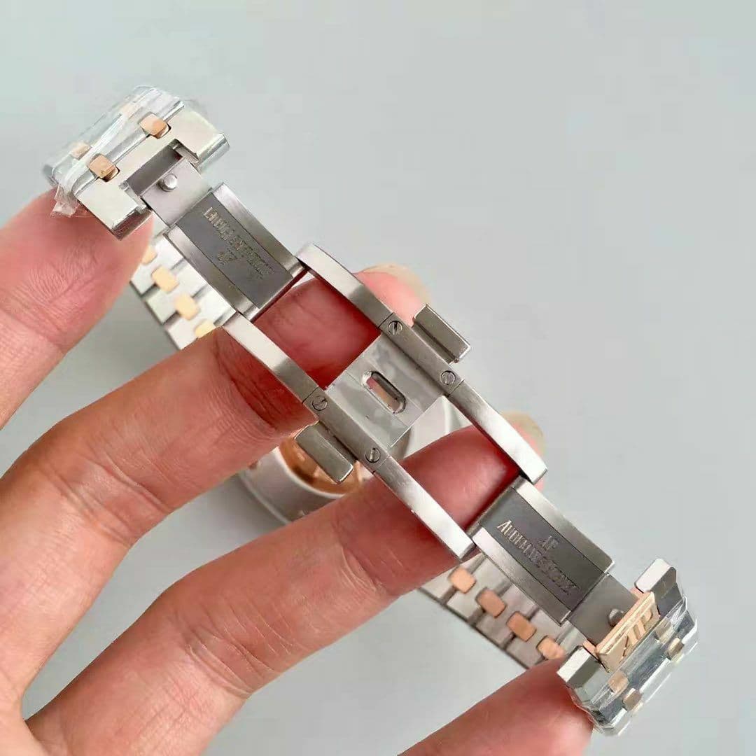 Royal Oak 15400 RG/SS White OMF 1:1 MY9015 Mod 3120