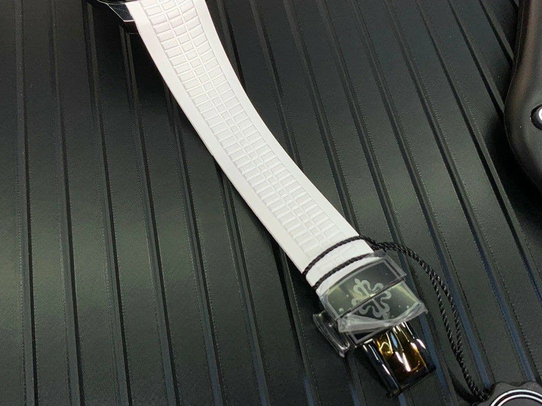 Aquanaut Black Venom DLC ZF 1:1 Best Edition Black Dial on White Rubber Strap 324CS