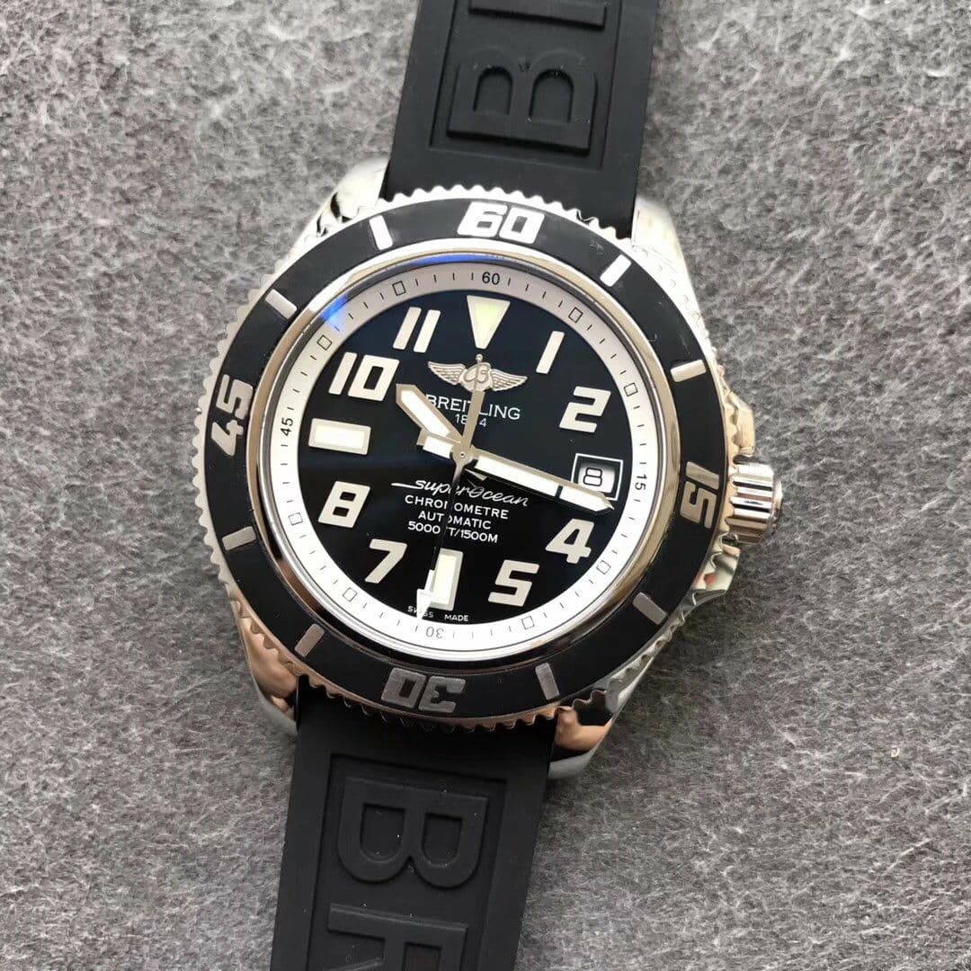 Breitling SuperOcean II 42mm SS/RU Black/Black ZF Asia 2836
