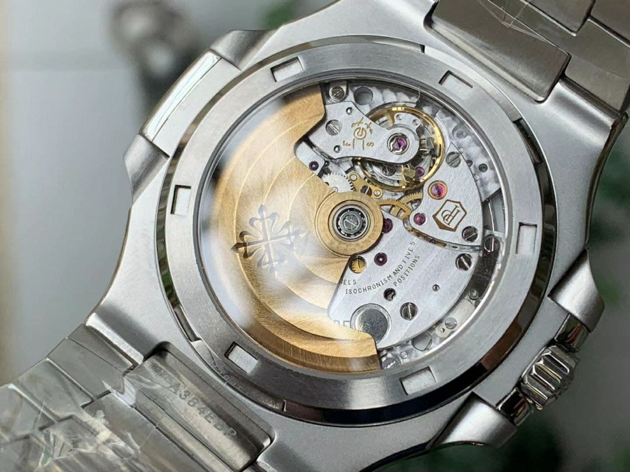 Nautilus 5711/1A 3KF 1:1 Best Edition Blue Textured Dial on SS Bracelet A324 Super Clone V2
