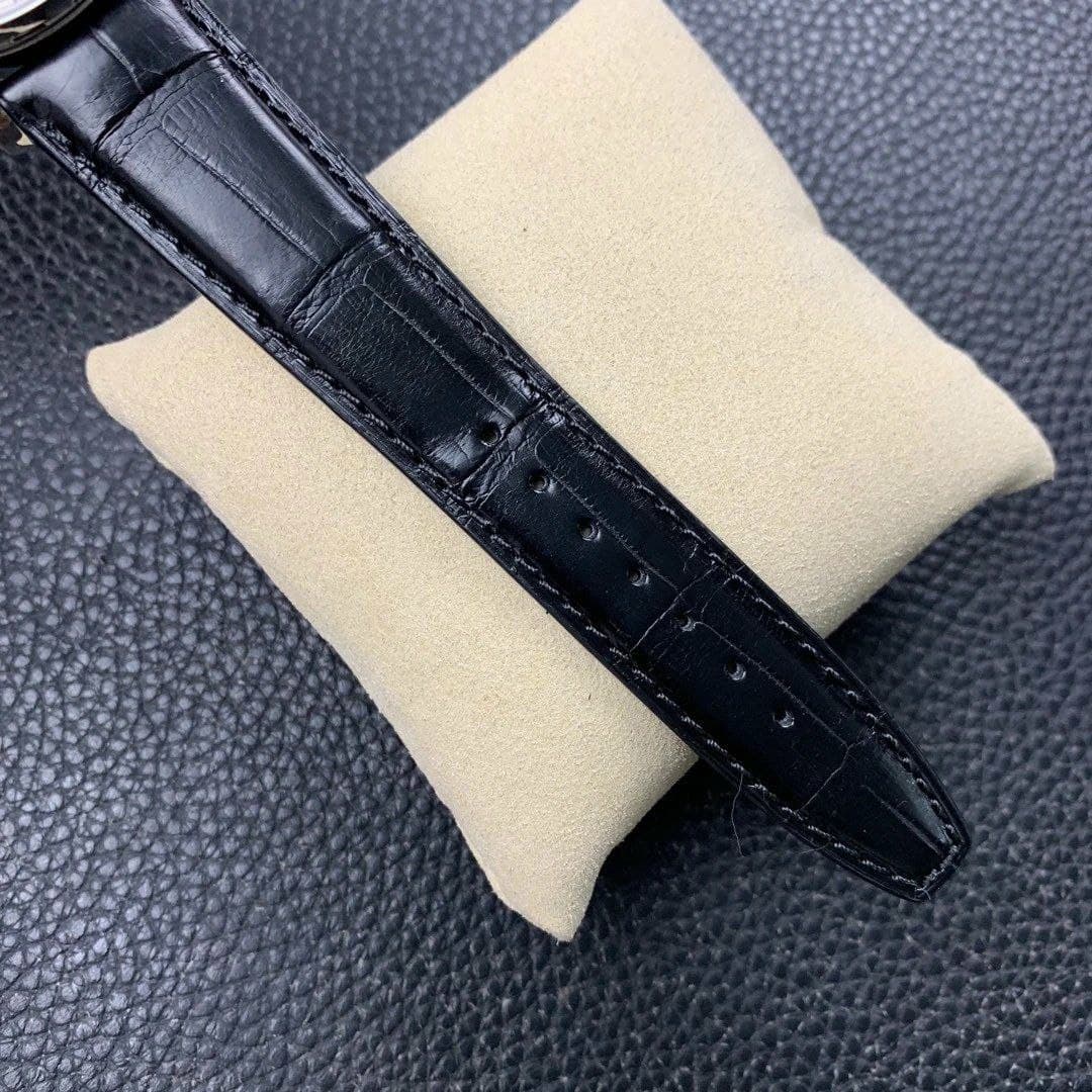 Portuguese Real PR IW500705 ZF 1:1 Best Edition White Dial Blue Markers on Brown Leather Strap A52010