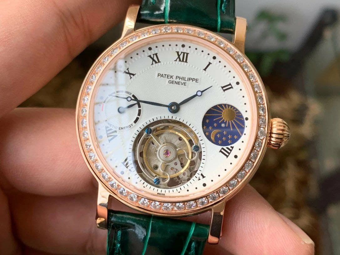MoonPhase Day/Ngt PR RG/LE White HW Tourbillon 1:1 Best Edition Version