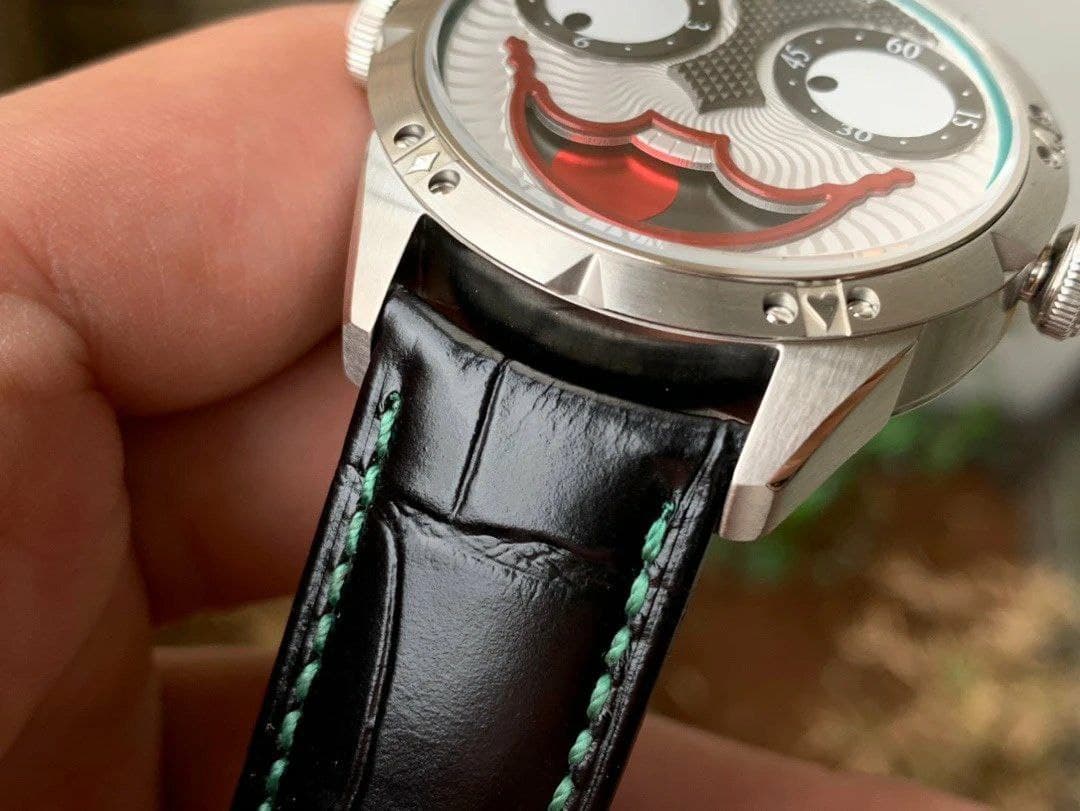 Konstantin Chaykin Joker Grey Dial 24collector leather strap