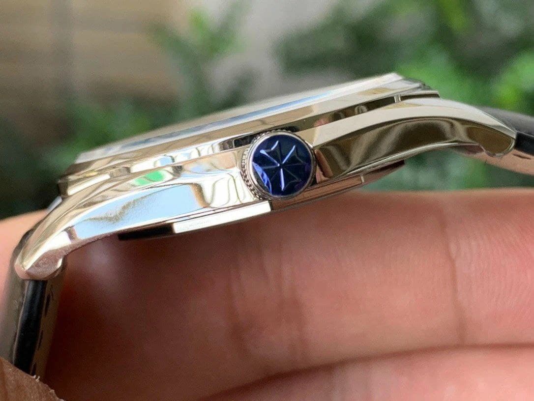 Fiftysix SS 40mm ZF 1:1 Best Edition Blue Dial on Black Leather Strap A1326
