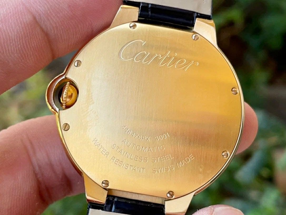 Cartier Ballon Gold Case Diamond 42mm Diam YG/LS