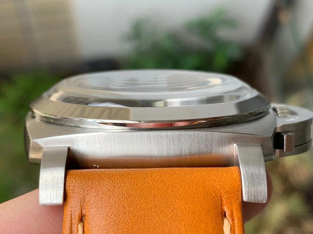 PAM127 E XF 1:1 Best Edition on Brown Leather Strap A6497 with Y-Incabloc