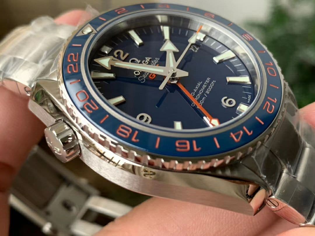 Planet Ocean 600M GMT 43.5mm VSF 1:1 Best Edition Blue Dial Blue Ceramic Bezel on SS Bracelet A8605 Super Clone Planet Ocean 600M GMT 43.5mm VSF 1:1 Best Edition Blue Dial Blue Ceramic Bezel on SS Bracelet A8605 Super Clone