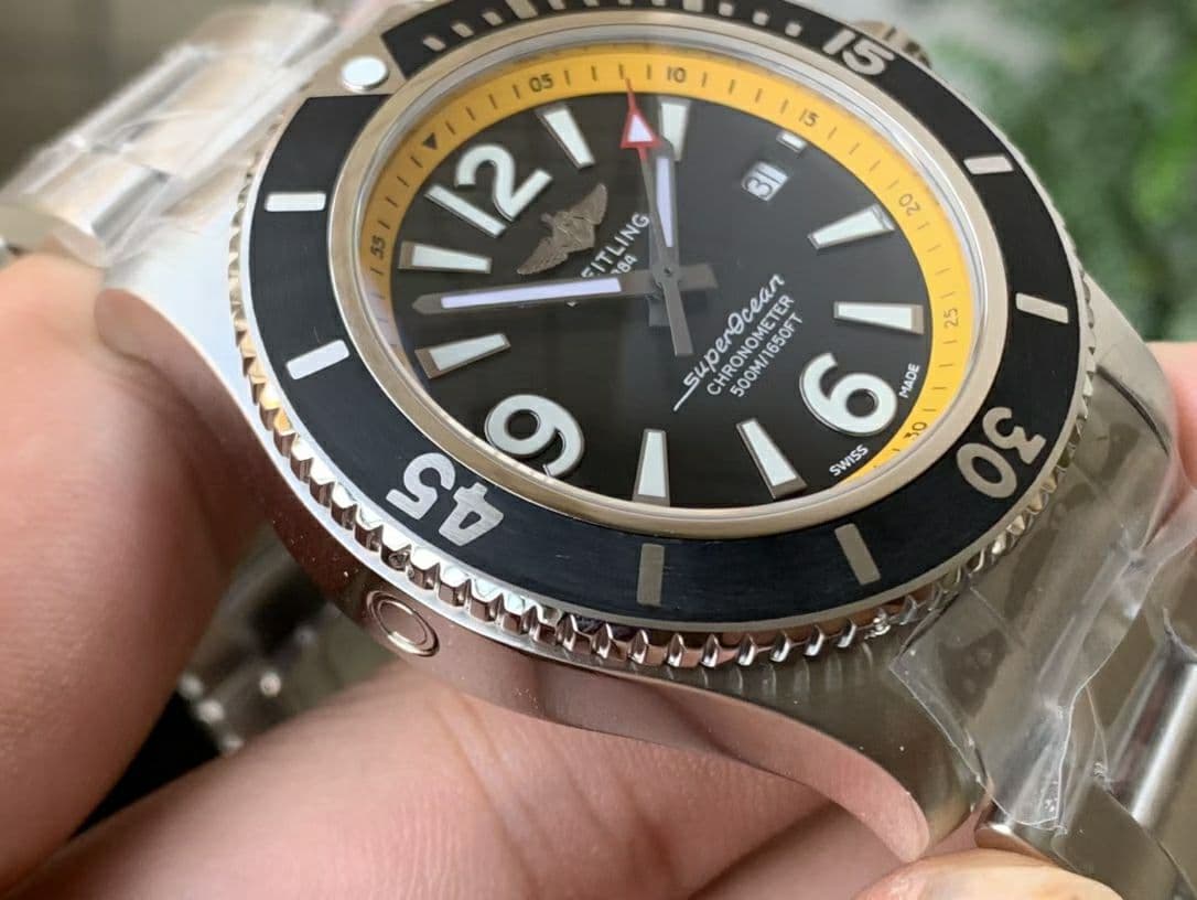 BSW0414D - Superocean 44mm SS/SS Yellow TF Asia 2824 BSW0414D - Superocean 44mm SS/SS Yellow TF Asia 2824