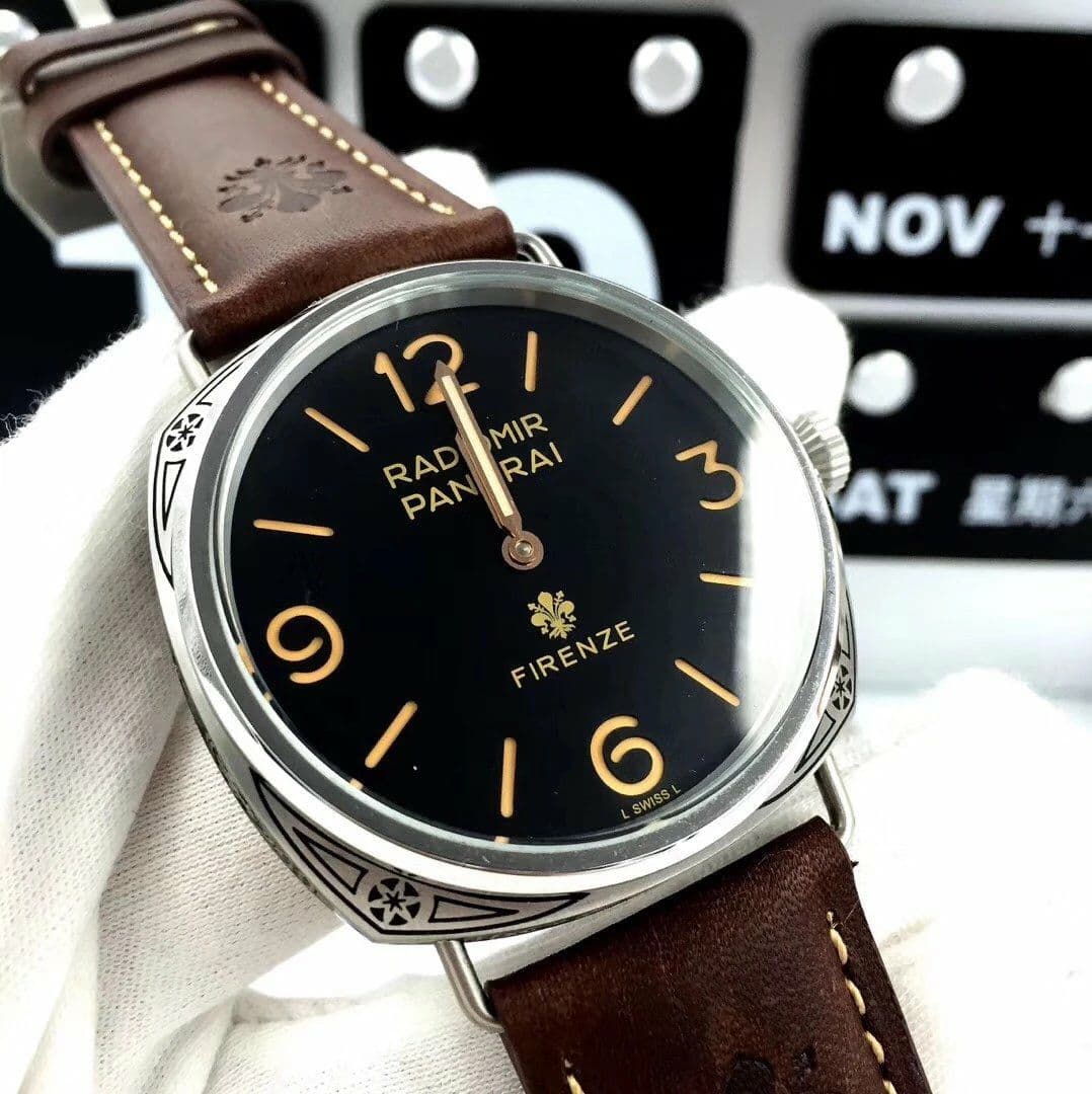 Panerai Radiomir Engraving Black Dial Panerai Radiomir Engraving Black Dial