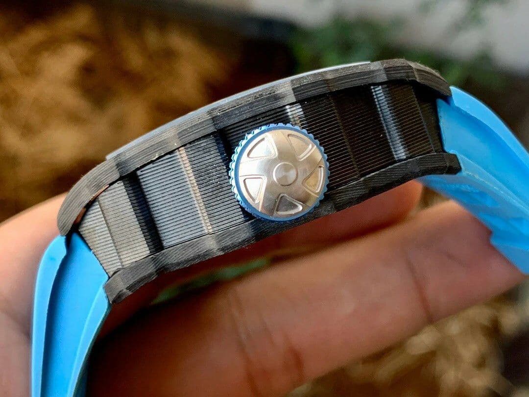 RM 53-01 Real Tourbillon Pablo Mac Donough V9F Best Edition on Blue Rubber Strap RM 53-01 Real Tourbillon Pablo Mac Donough V9F Best Edition on Blue Rubber Strap