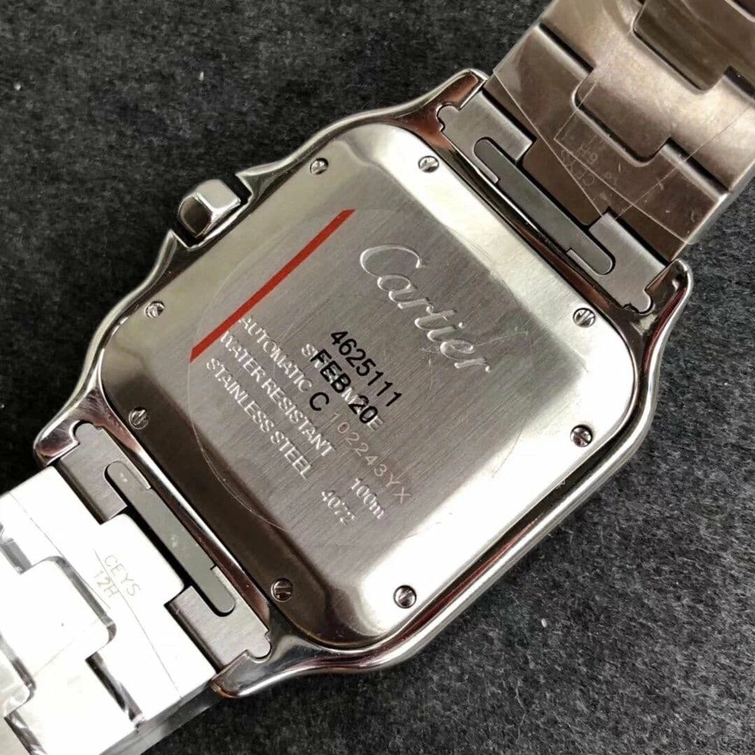 Santos de Cartier 40mm SS BVF V2 1:1 Santos de Cartier 40mm SS BVF V2 1:1