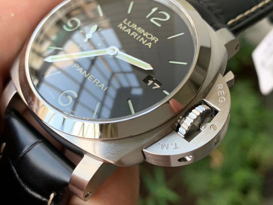 PAM312 R VSF 1:1 Best Edition on Black Leather Strap P.9000 Super Clone V2 PAM312 R VSF 1:1 Best Edition on Black Leather Strap P.9000 Super Clone V2