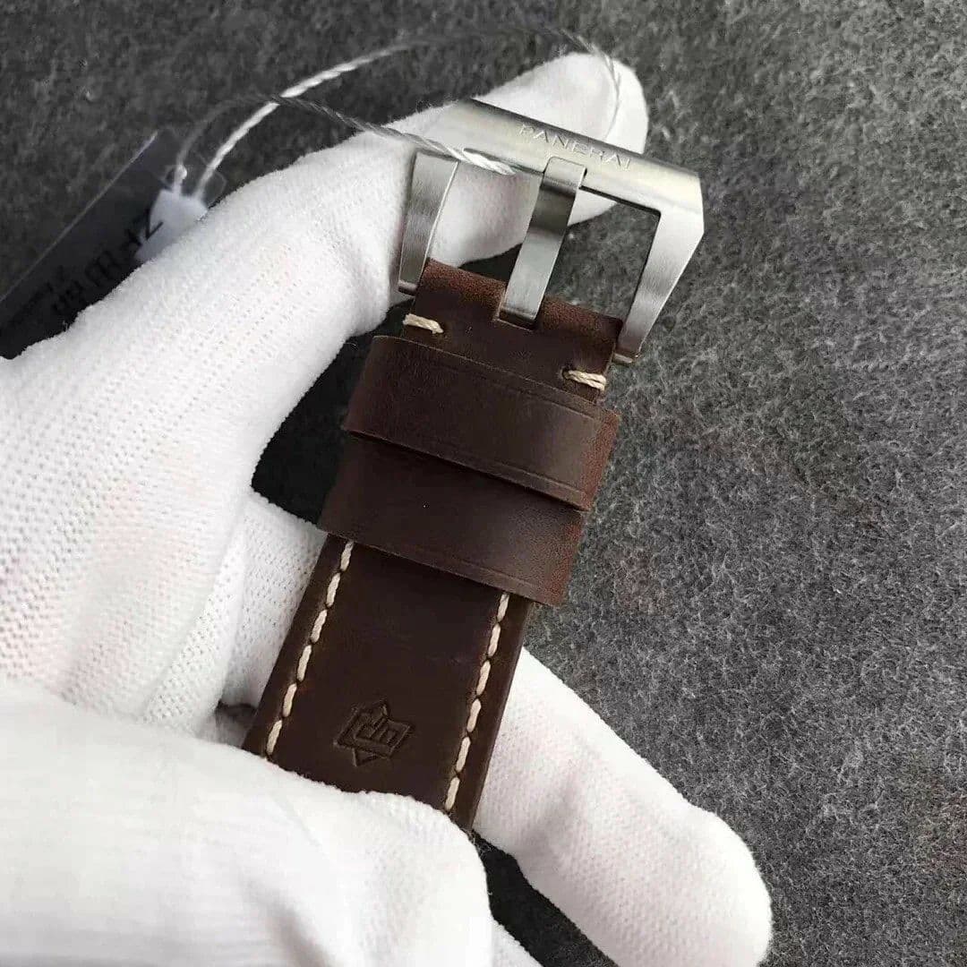 PAM968 V Bronzo VSF 1:1 Best Edition Brown Ceramic Bezel and Dial on Blue Calfskin Strap P.9010 Clone PAM968 V Bronzo VSF 1:1 Best Edition Brown Ceramic Bezel and Dial on Blue Calfskin Strap P.9010 Clone