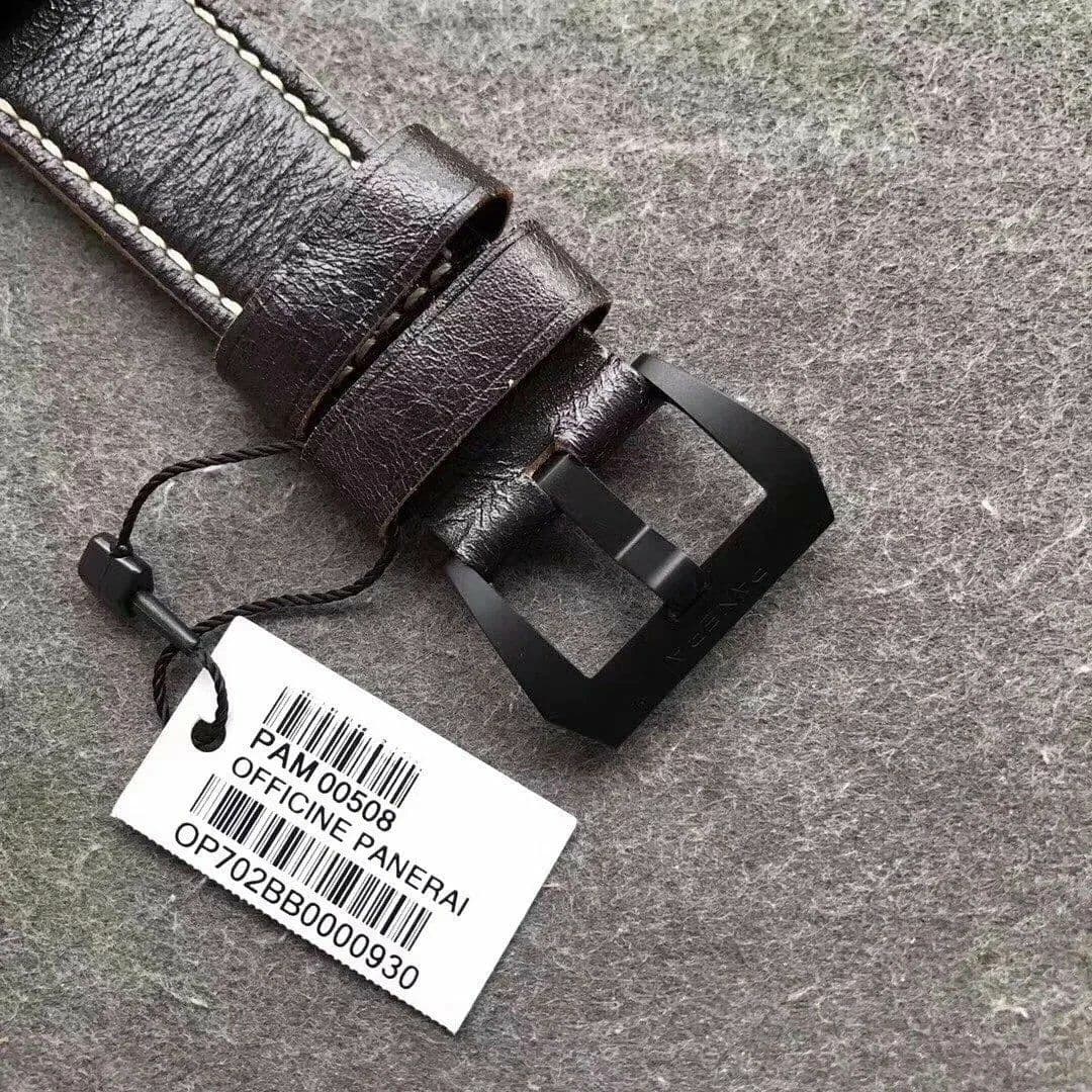PAM968 VSF 1:1 Best Edition Black Ceramic Bezel and Dial on Black Calfskin Strap P.9010 Clone PAM968 VSF 1:1 Best Edition Black Ceramic Bezel and Dial on Black Calfskin Strap P.9010 Clone