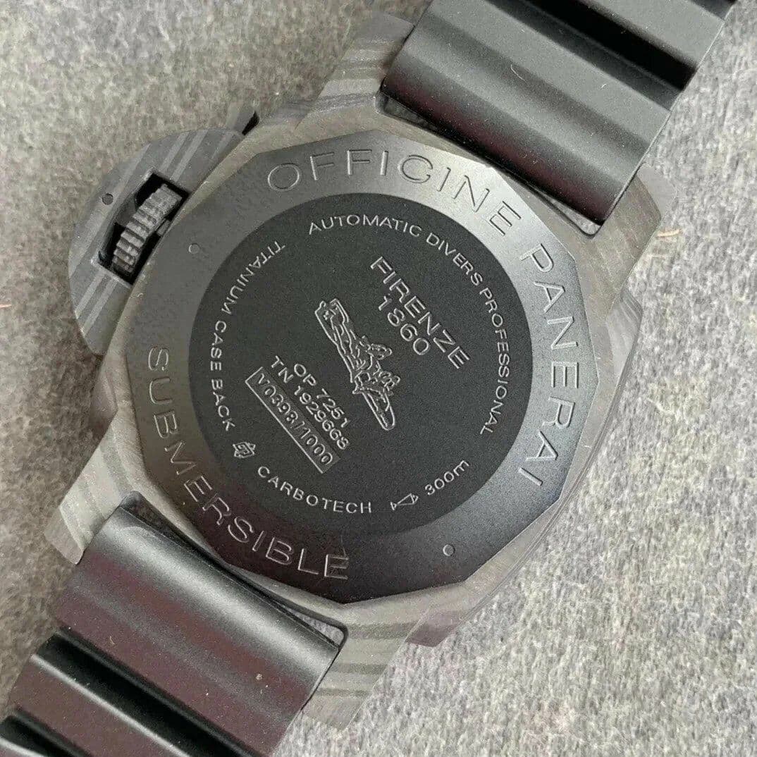PAM960 Carbotech 42mm VSF Best Edition Black Dial Blue Markers on Rubber Strap P.9010 Clone PAM960 Carbotech 42mm VSF Best Edition Black Dial Blue Markers on Rubber Strap P.9010 Clone
