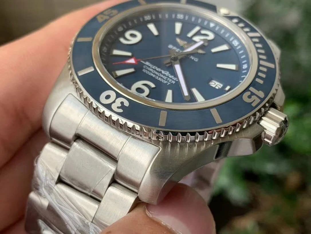 Superocean Automatic 44 TF 1:1 Best Edition Blue Dial Blue Bezel on SS Bracelet A2824 Superocean Automatic 44 TF 1:1 Best Edition Blue Dial Blue Bezel on SS Bracelet A2824