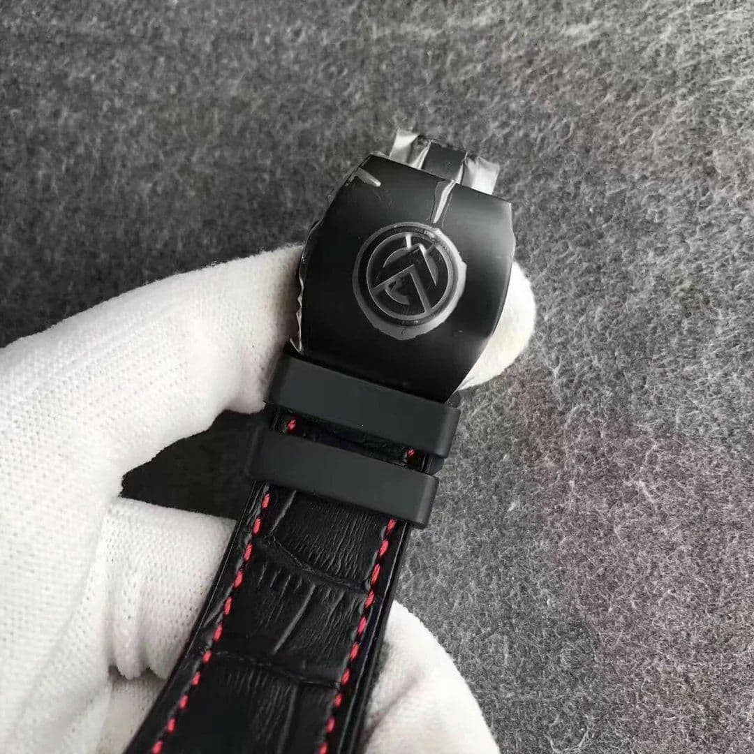 Franck Muller Vanguard Mens Yachting V45 DLC/LE Black/Red ZF MY9015 Franck Muller Vanguard Mens Yachting V45 DLC/LE Black/Red ZF MY9015