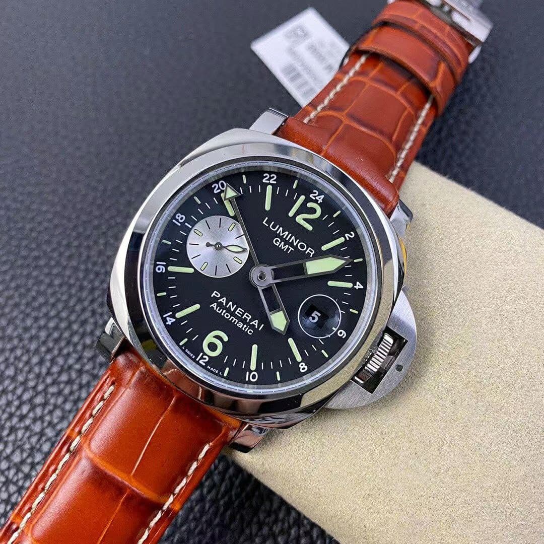 PAM088 R Luminor GMT 44mm VSF 1:1 Best Edition on Brown Leather Strap P.9001 Super Clone PAM088 R Luminor GMT 44mm VSF 1:1 Best Edition on Brown Leather Strap P.9001 Super Clone