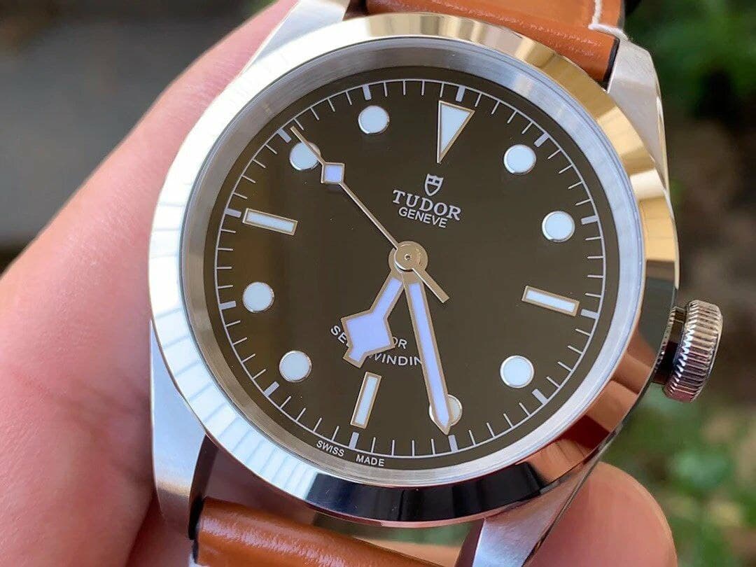 Black Bay 41 LF 1:1 Best Edition Black Dial on Brown Leather Strap A2824 Black Bay 41 LF 1:1 Best Edition Black Dial on Brown Leather Strap A2824