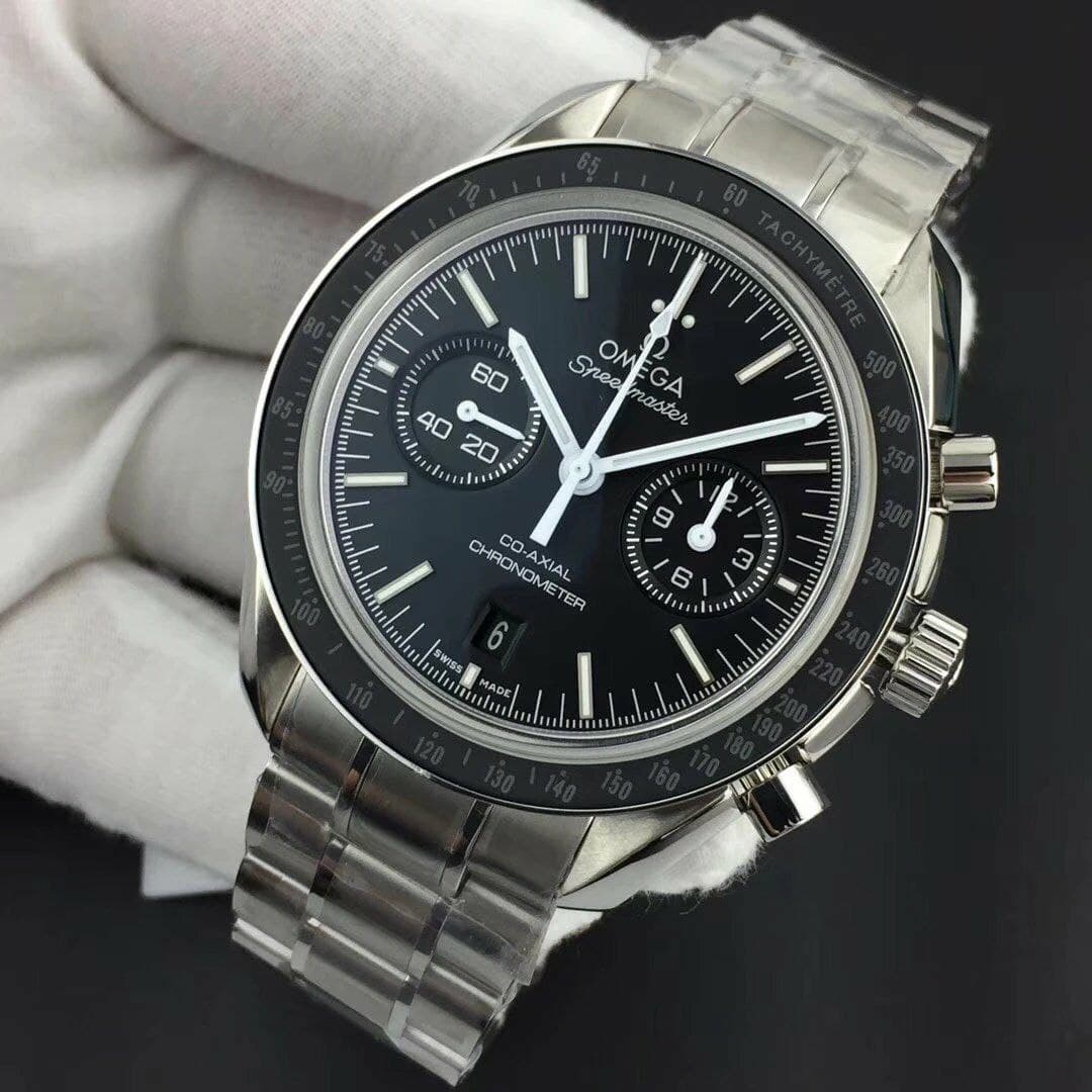 Omega Speedmaster Moonwatch SS/SS Black Omega Speedmaster Moonwatch SS/SS Black