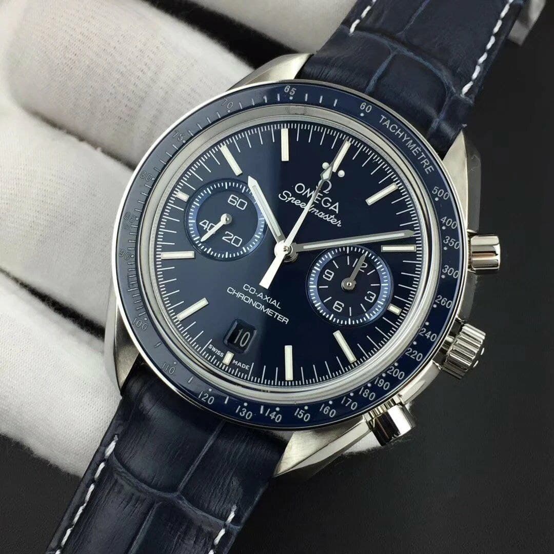 Omega SpeedMaster MoonWatch SS/LE Blue 1:1 Best Edition Omega SpeedMaster MoonWatch SS/LE Blue 1:1 Best Edition