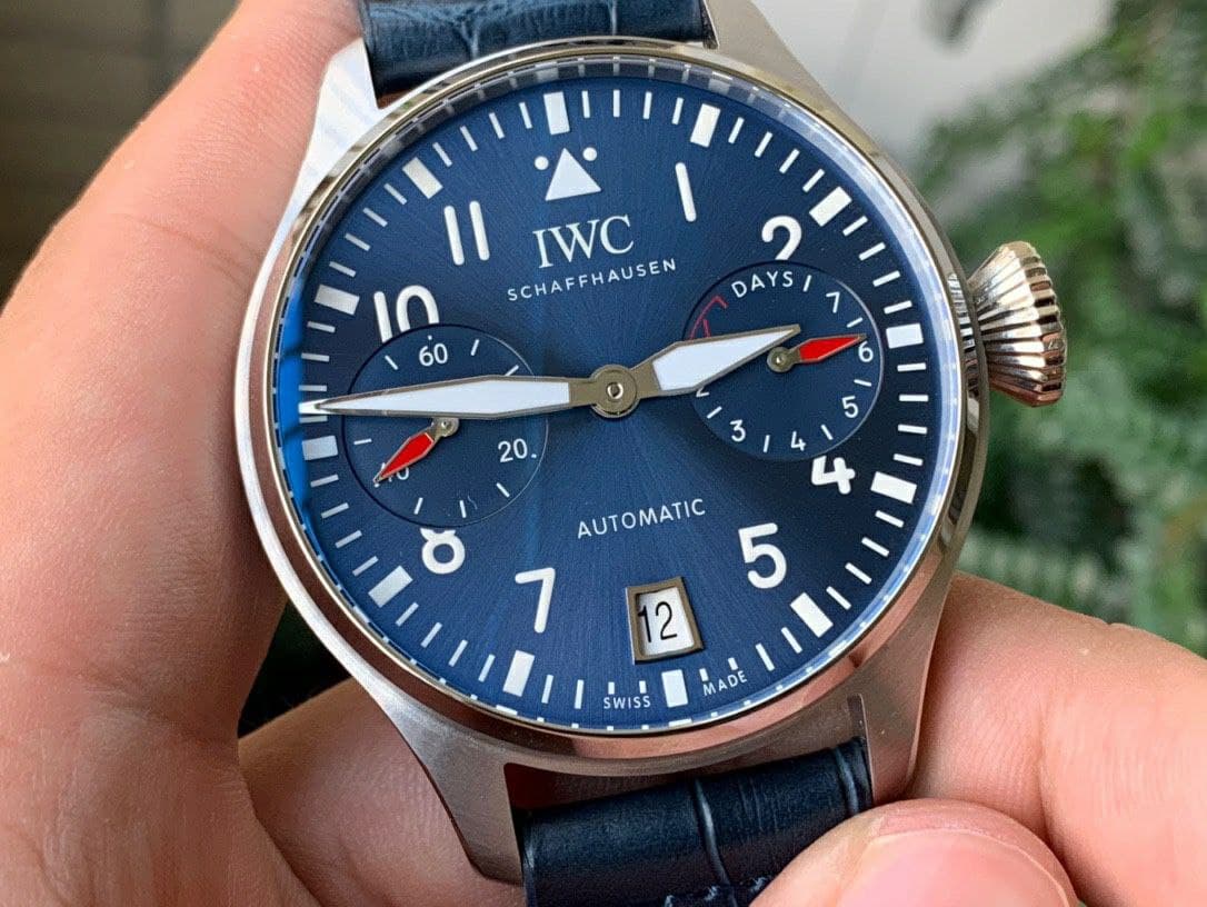 Big Pilot IW501008 "Boutique London" SS Best Edition Blue Dial on Blue Leather Strap Big Pilot IW501008 "Boutique London" SS Best Edition Blue Dial on Blue Leather Strap