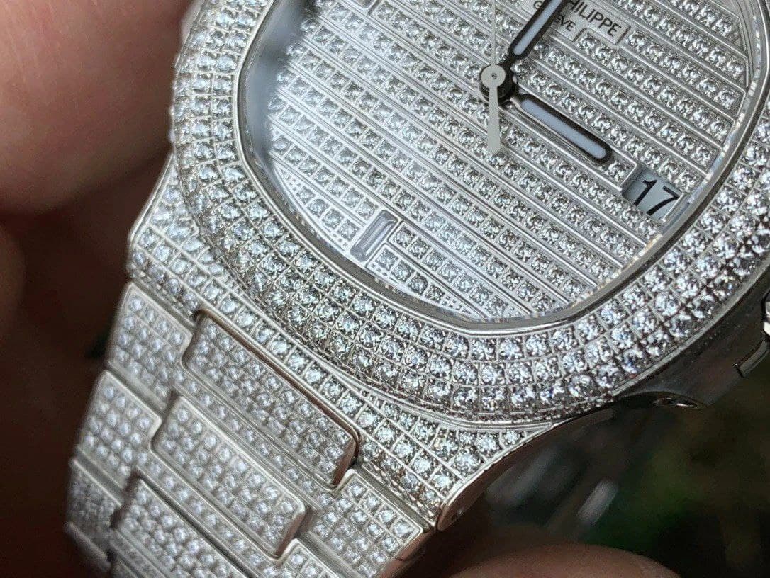 Patek Philippe Nautilus Jumbo 5719 Full Diam SS/SS Diam PPF 1:1 Best Edition Version Patek Philippe Nautilus Jumbo 5719 Full Diam SS/SS Diam PPF 1:1 Best Edition Version
