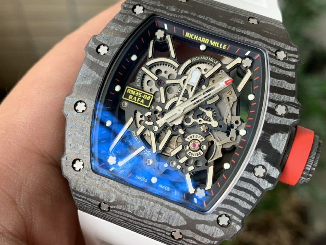 Richard Mille 0198A - RM035-02 Rafael Nadal Black NTPT/RU Skele ZF V3 NH05A